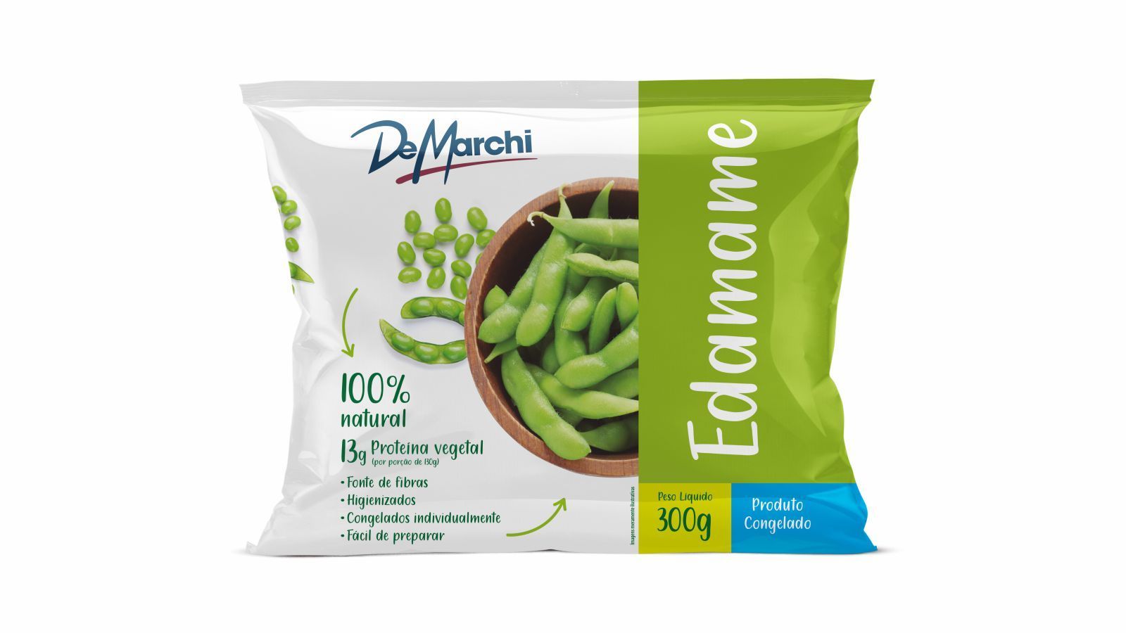 Edamame Não Cozido Congelado DM 300 g