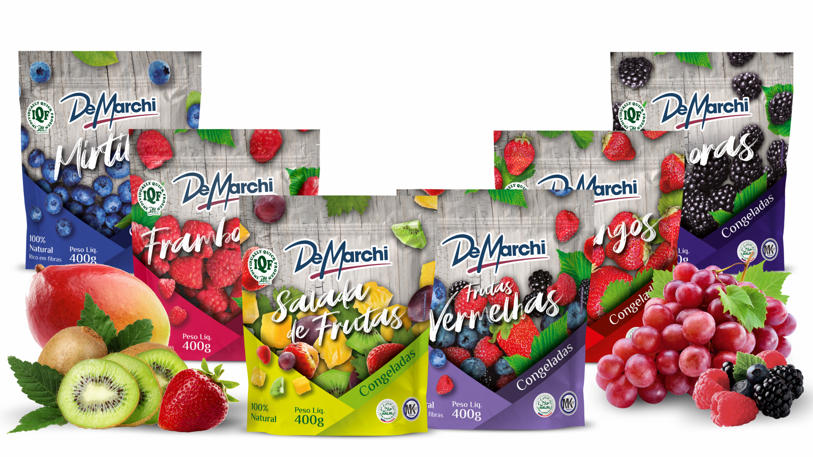 Frutas Congeladas IQF 400 g