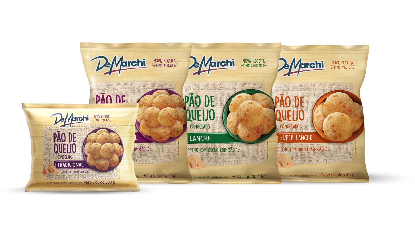 Os Pães de Queijo De Marchi estão de cara nova – e mais irresistíveis do que nunca!