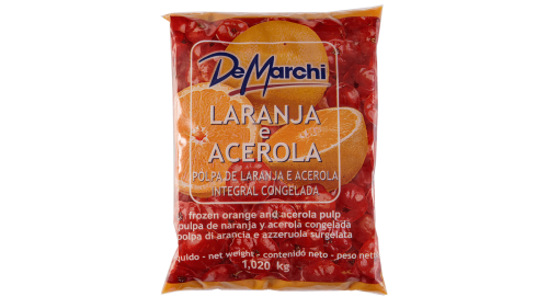 Polpa de Laranja com Acerola Integral Congelada 1,020KG - 6 UN