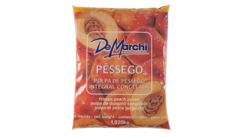 Polpa de Pêssego Integral Congelada 1,020KG - 6 UN
