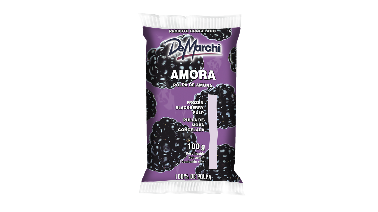 Polpa de Amora Integral Congelada 100g