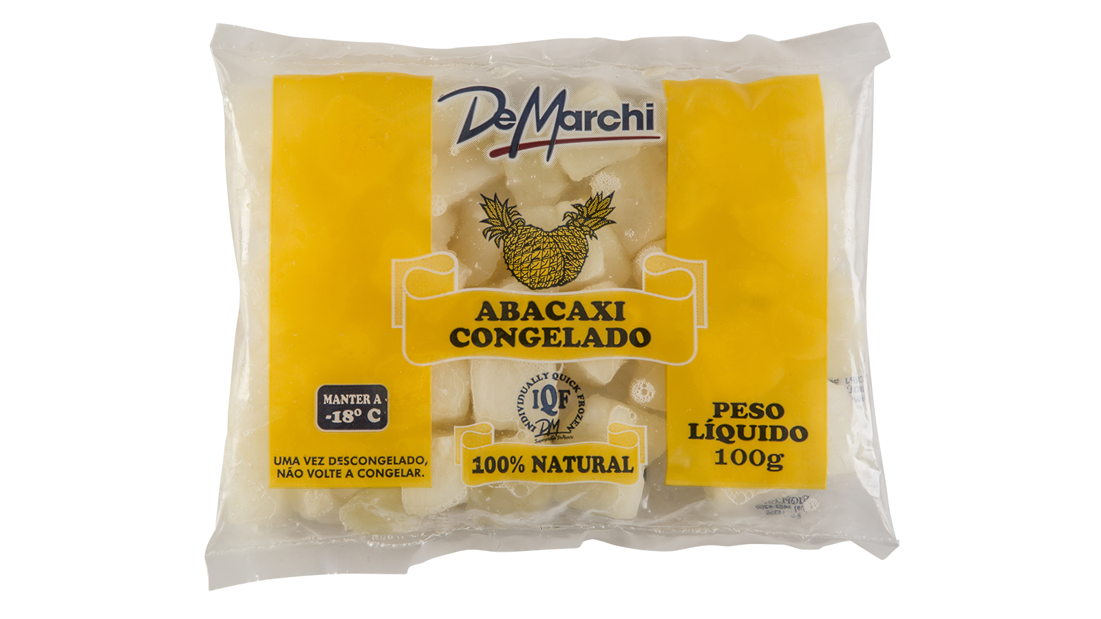 Abacaxi Congelado IQF 100 g