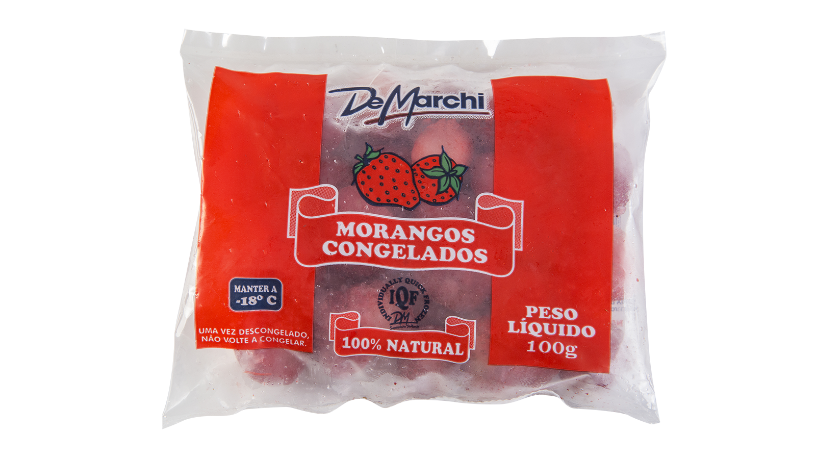 Morango Congelado IQF 100 g