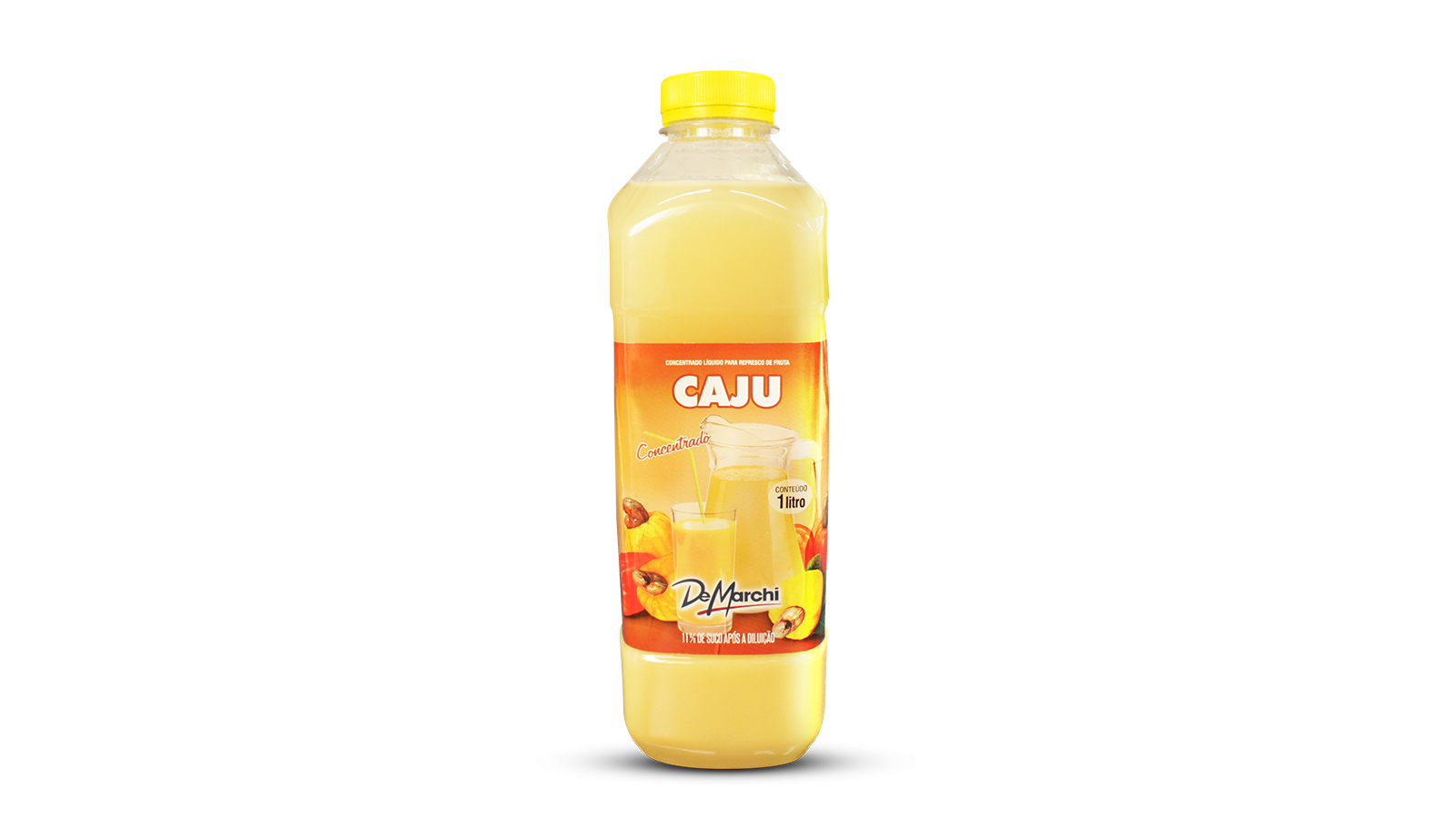 Concentrado Liquido para Refresco de Fruta Caju 1l