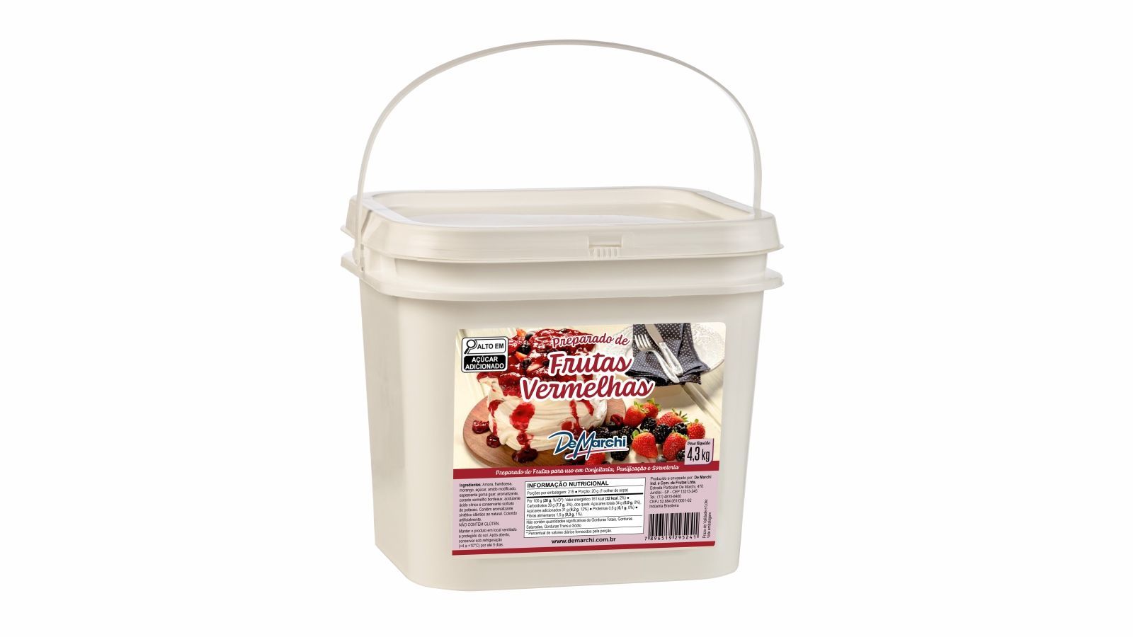PREPARADO DE FRUTAS VERMELHAS BL 4,3 KG