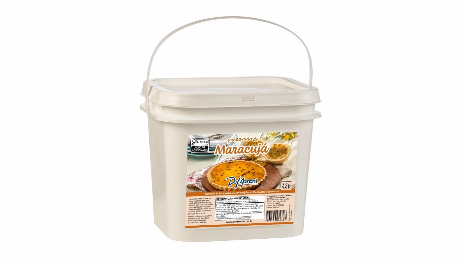PREPARADO DE POLPA DE MARACUJÁ COM SEMENTE BL 4,3 KG
