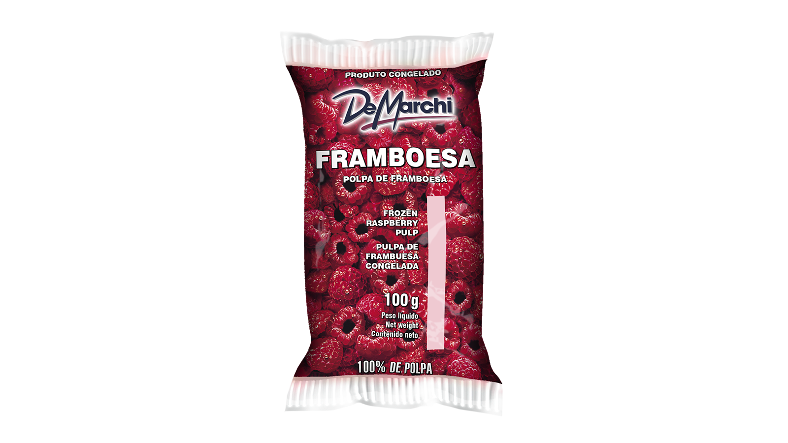 Polpa de Framboesa Integral Congelada 100g