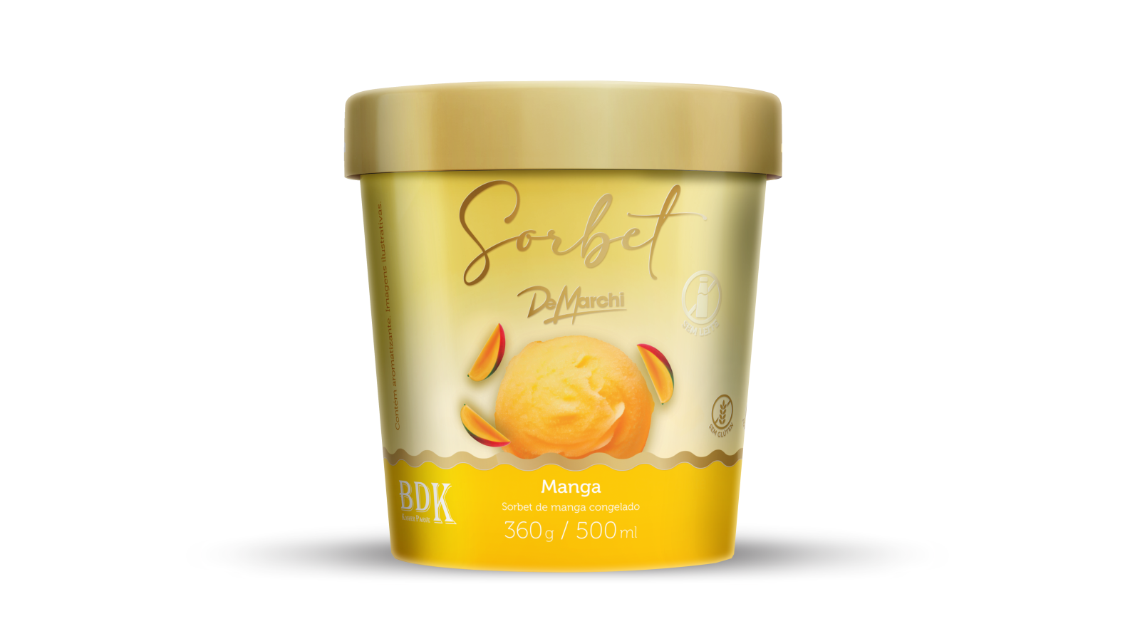 VERO SORBETTO MANGA 360G / 500ML CX 4,32KG