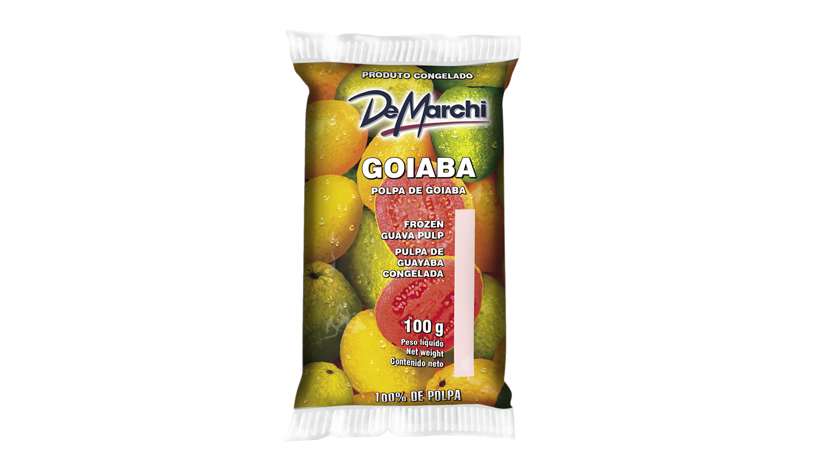 Polpa de Goiaba Integral Congelada 100g