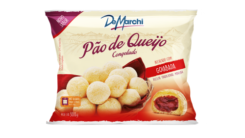 PÃO DE QUEIJO PRÉ-ASSADO TRADICIONAL COM GOIABADA DM 300G