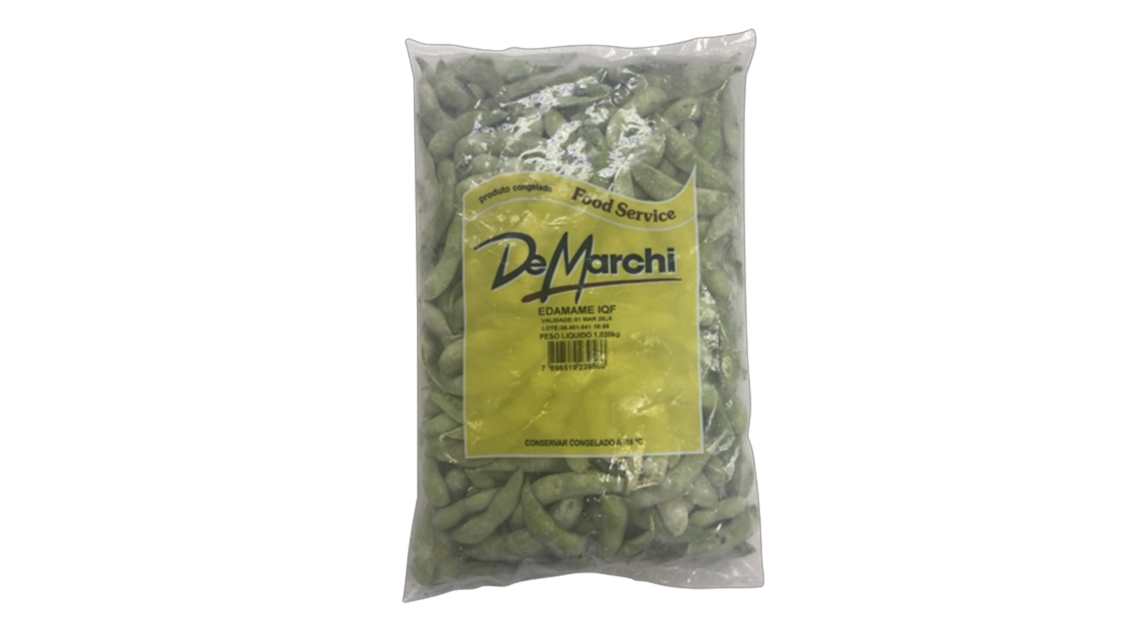 Edamame Não Cozido IQF Congelado 1,020 kg