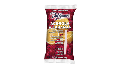 Polpa de Laranja com Acerola Integral Congelada 100g