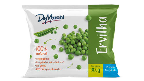 Ervilha não cozida Congelada DM 300G 20 PCT CX 6KG