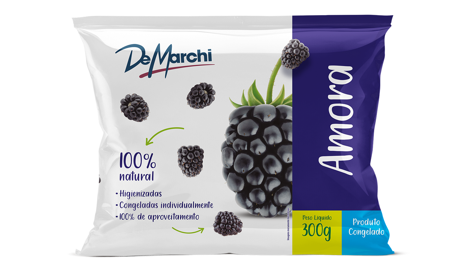 Amora Congelada DM 300G 20 PCT CX 6KG