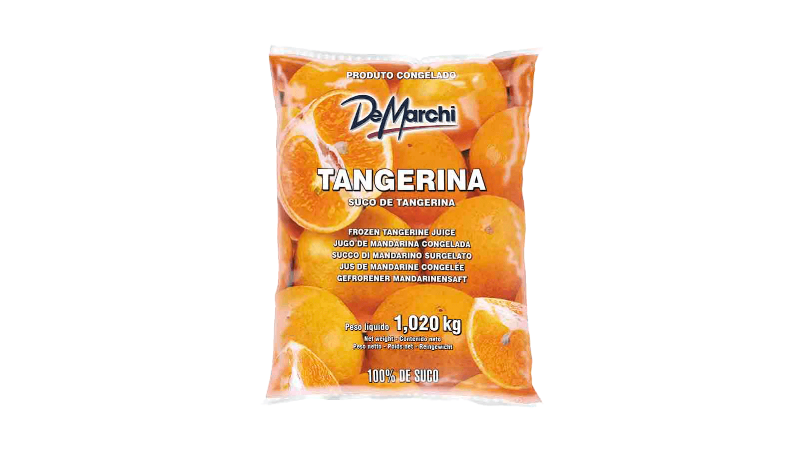 Suco de Tangerina Integral Congelado 1,020KG - 6 UN