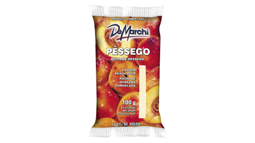 Polpa de Pêssego Integral Congelada 100g