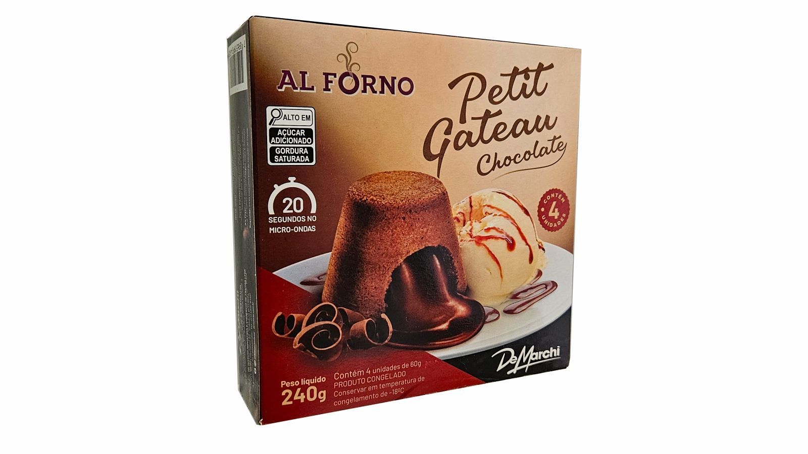 Petit Gateau Chocolate BDJ 4x60g ( 240gx14)