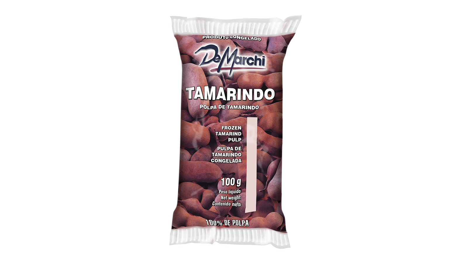 Polpa de Tamarindo Integral Congelada 100g
