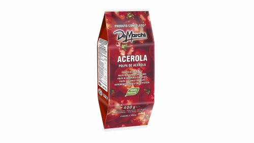 POLPA DE ACEROLA INTEGRAL CONGELADA 400G CX 6KG