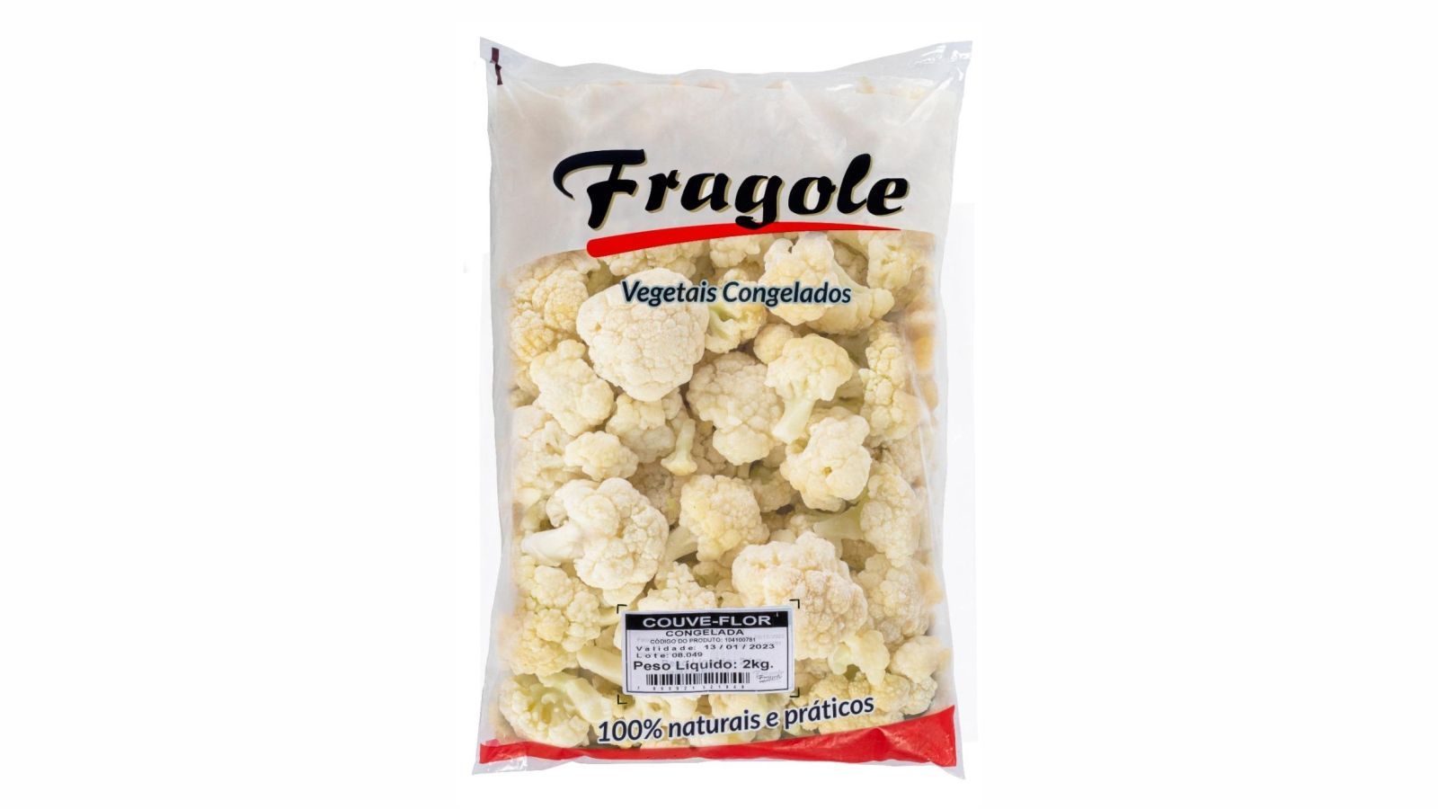 Couve Flor Congelado 2 kg