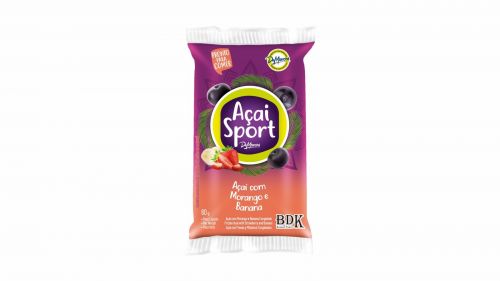 AÇAÍ SPORT COM FRUTAS  CONGELADO BARRA 80G CX 4,8KG