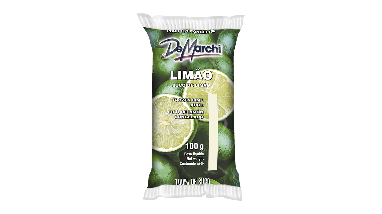 Suco de Limão Integral Congelado 100g