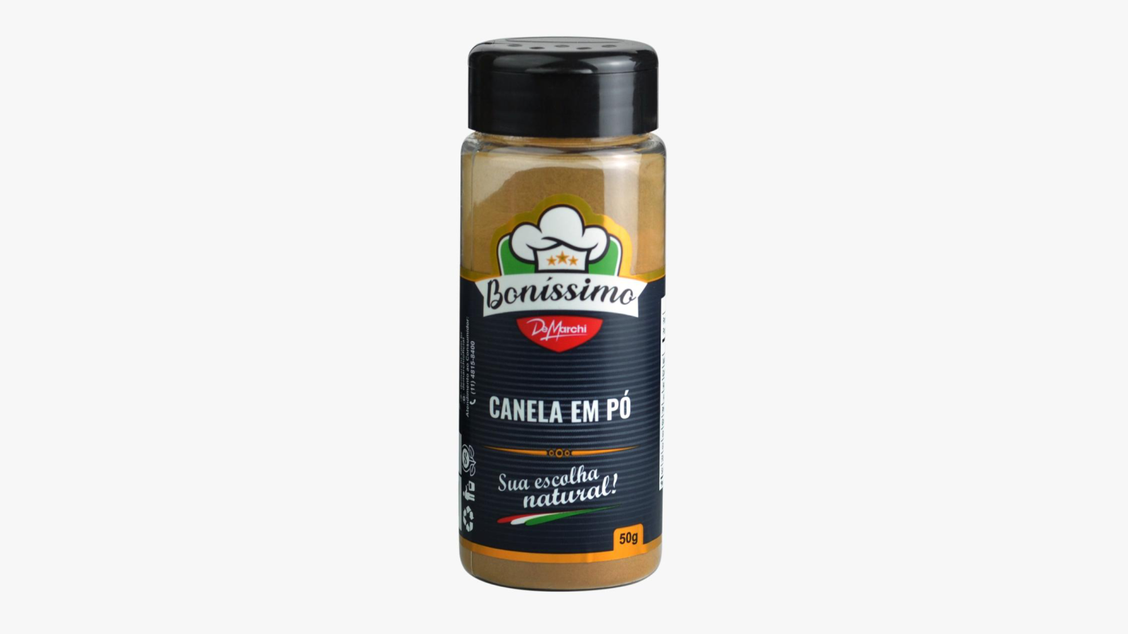 Canela em pó Boníssimo 50g CX  30 UN 1,5kg