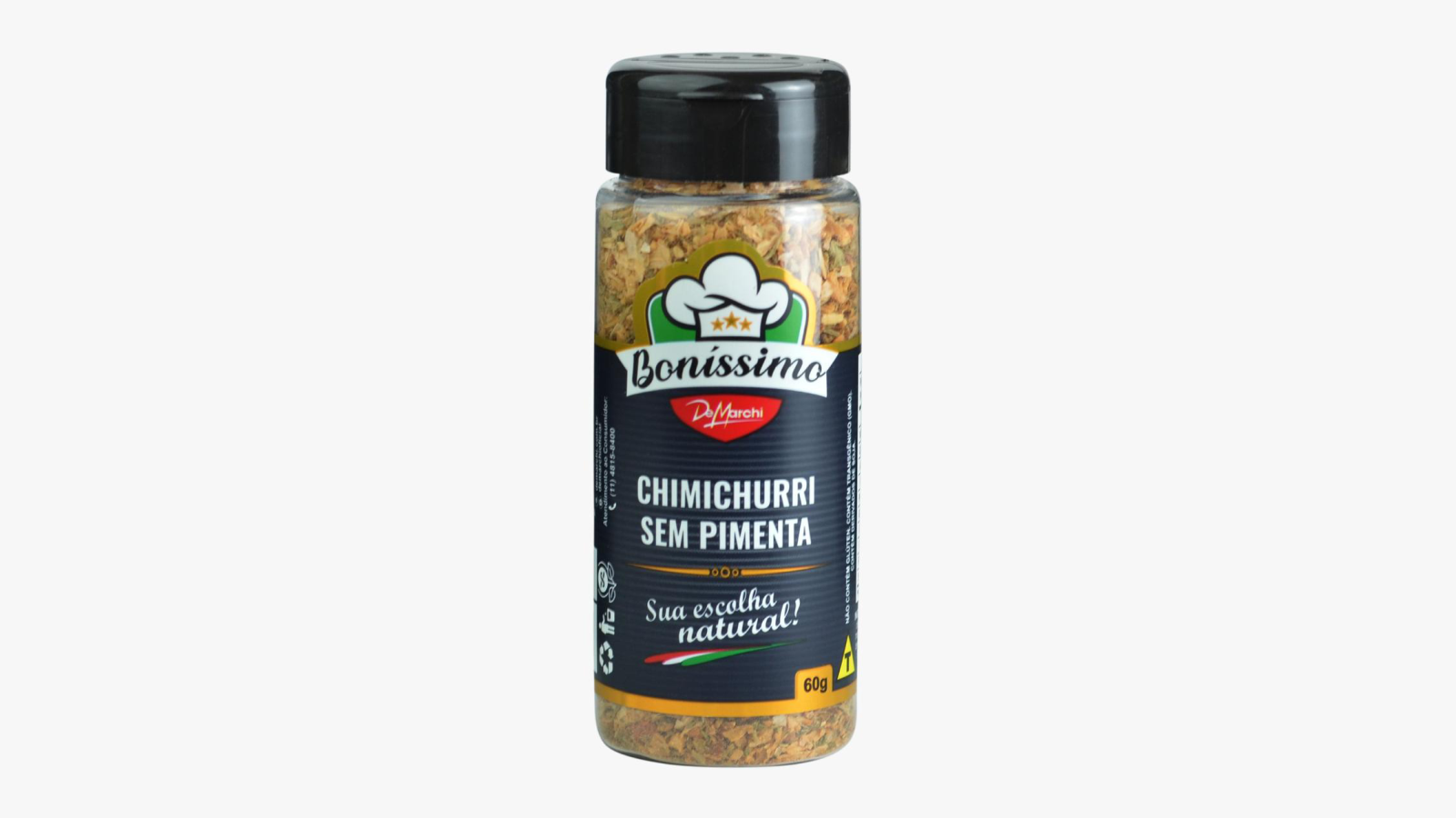 Chimichurri sem Pimenta Boníssimo 60g CX 30 UN 1,8kg
