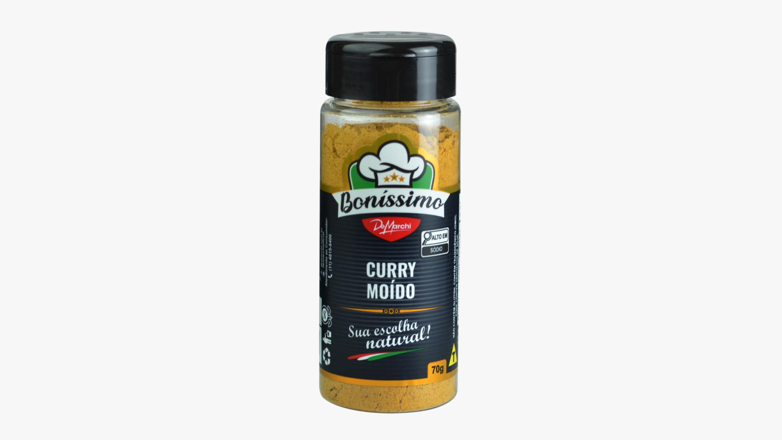 Curry Moido Bonissimo 70g CX 30 UN 2,1kg