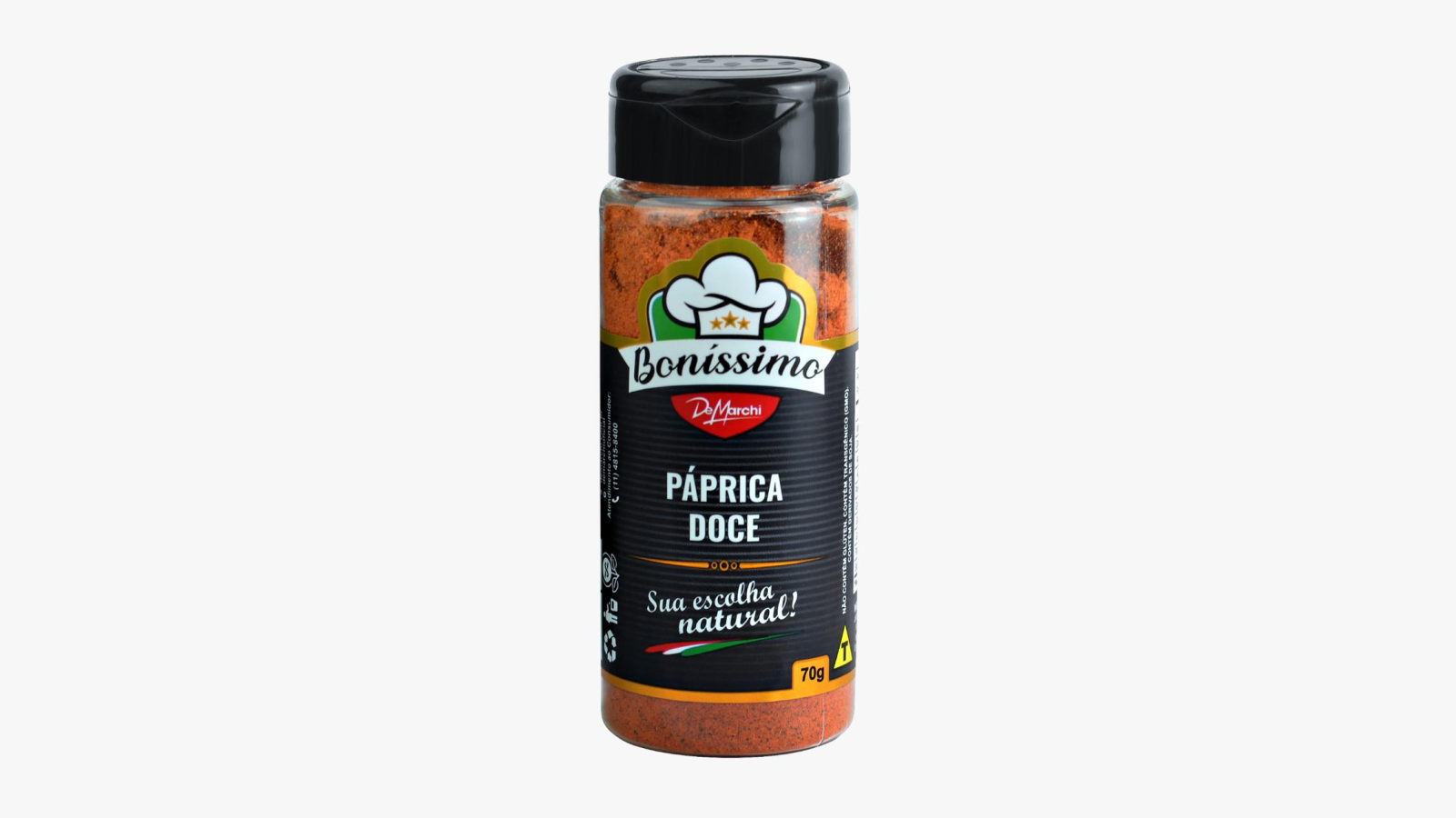 Paprica Doce Bonissimo 70g CX 30 UN 2,1 kg