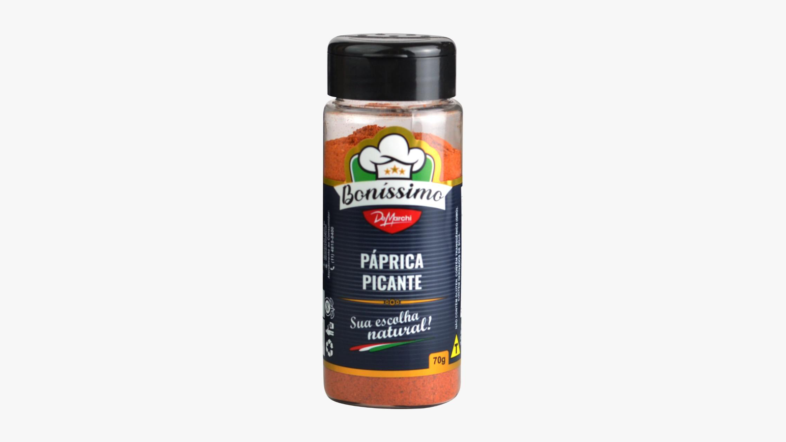 Páprica Picante Boníssimo 70g CX 30 UN 2,1 kg