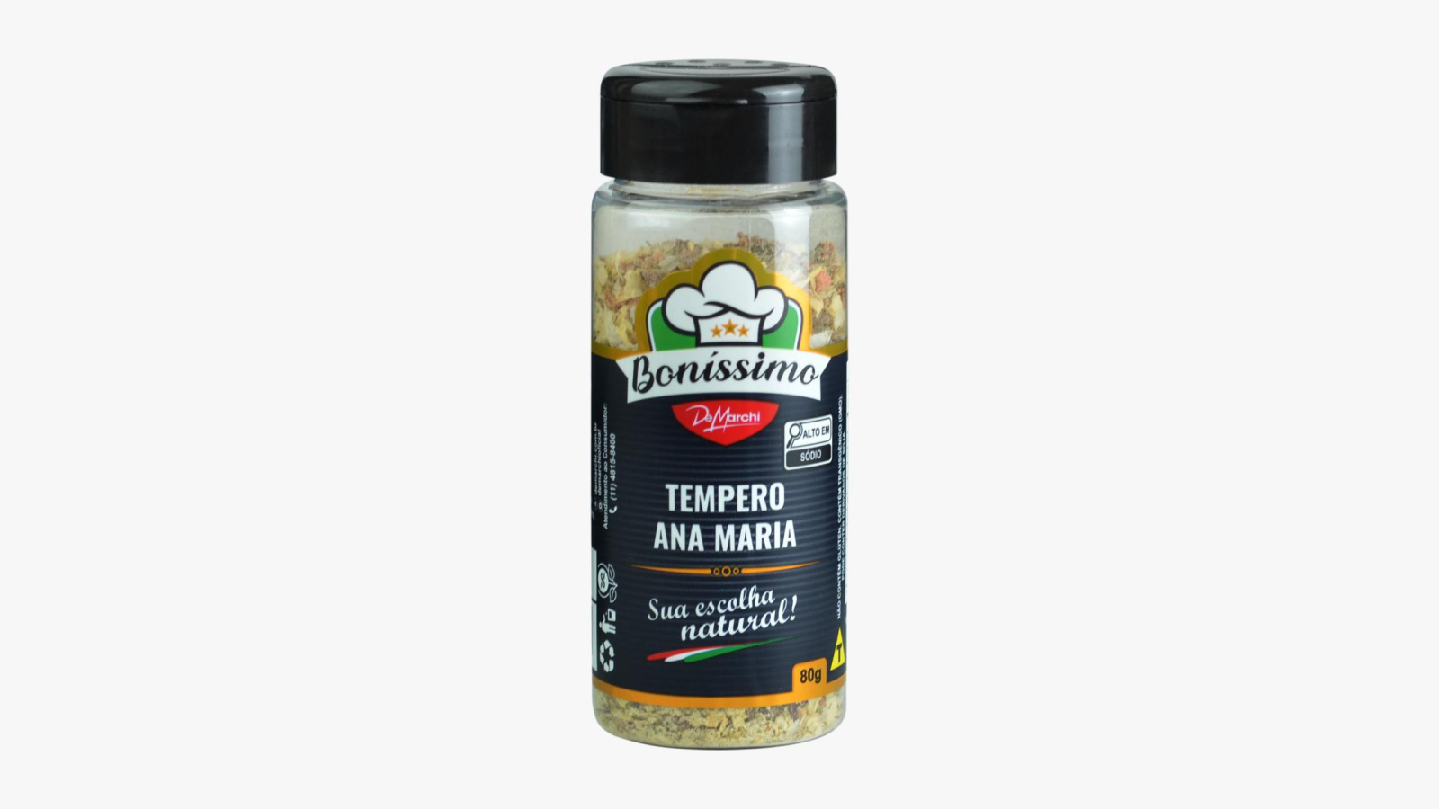 Tempero Ana Maria Bonissimo 80g CX 30 UN 2,4 kg