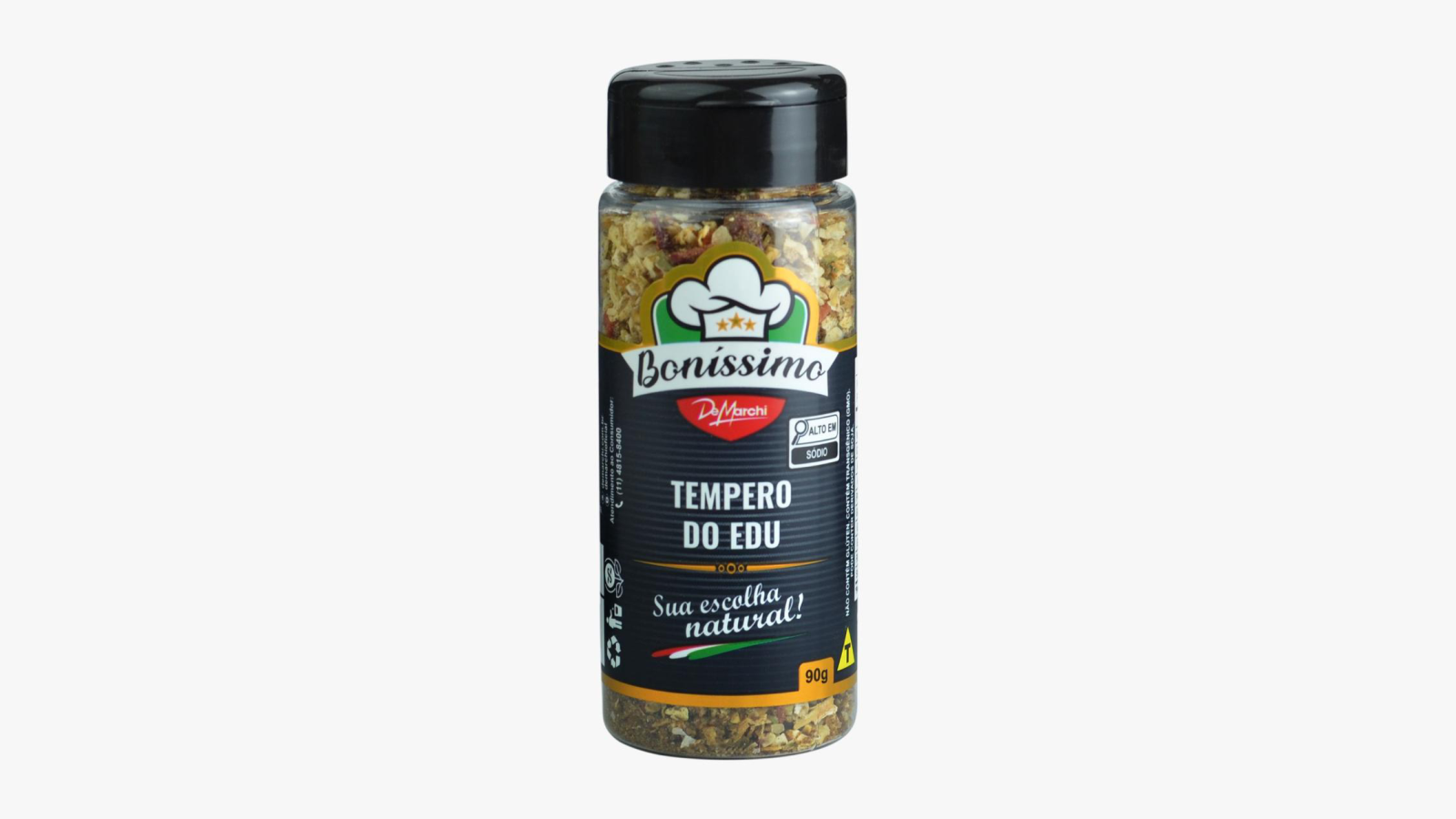 Tempero do Edu Bonissimo 90g CX 30 UN 2,7 kg