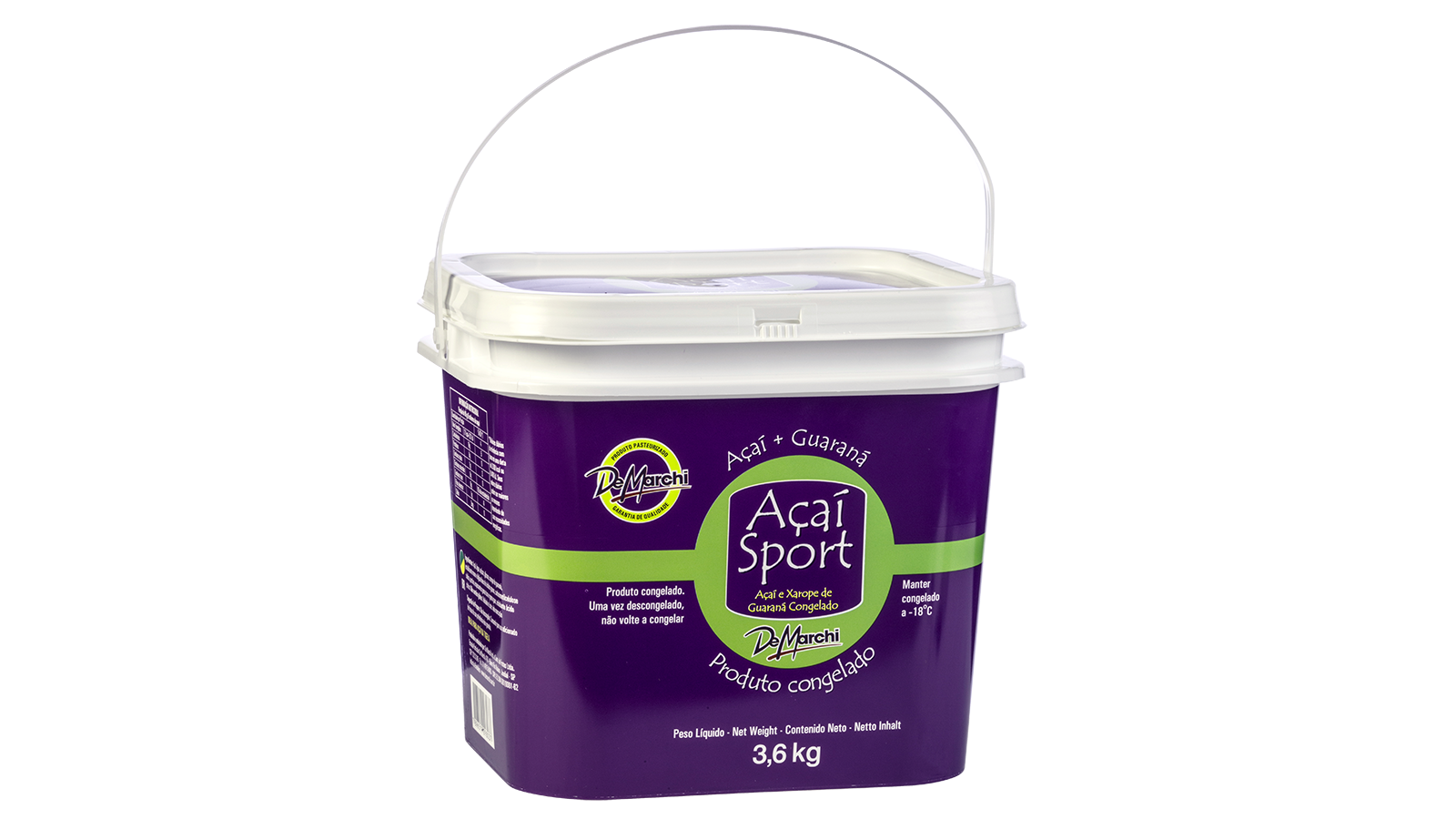 Açaí Tradicional  Classic Congelado 3,6kg cx 7,2kg