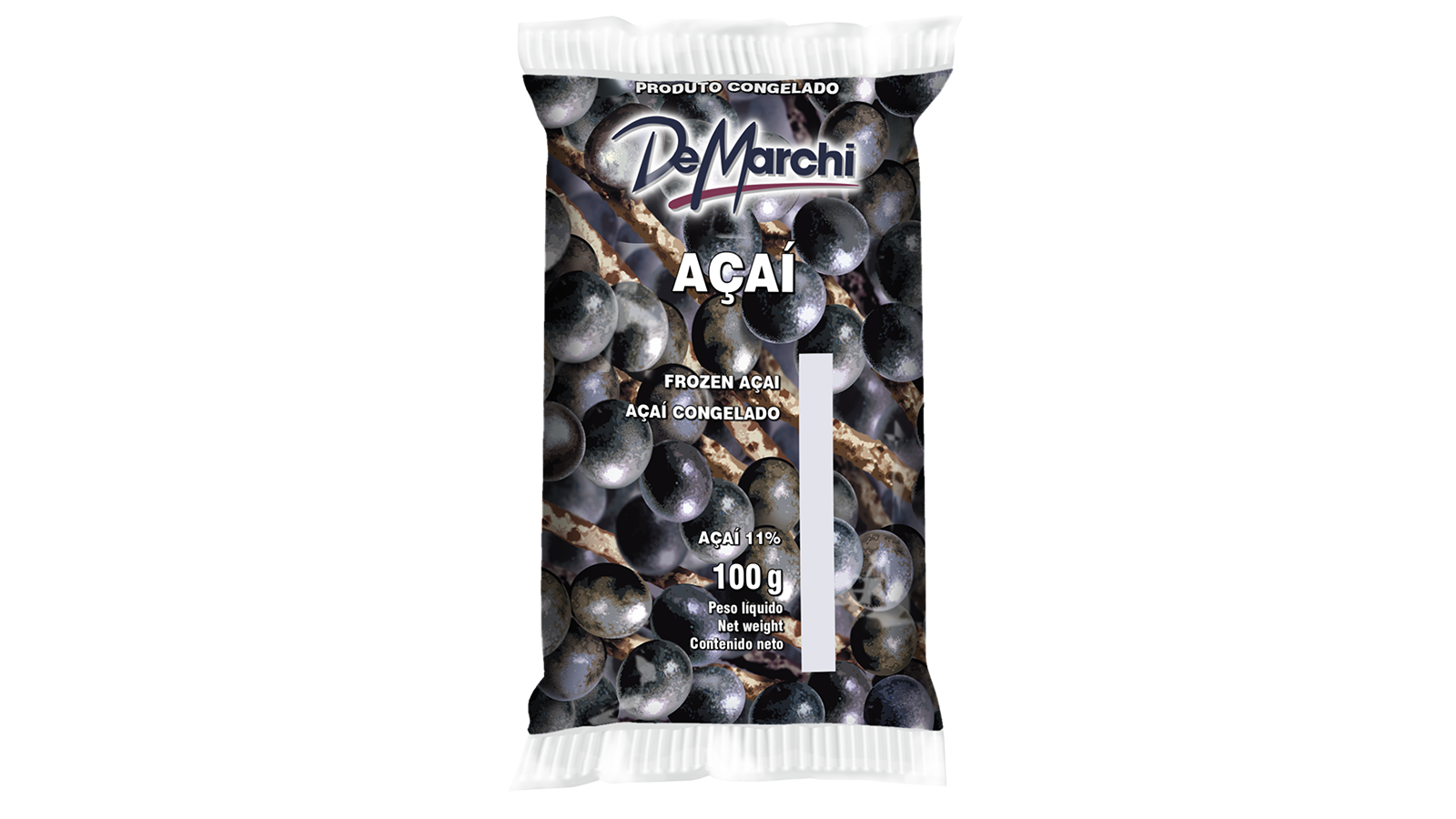 Açaí Congelado 11% 100G CX 6KG