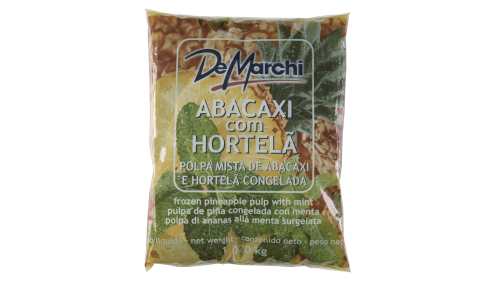 Polpa de Abacaxi com Hortelã Congelada 1,020KG - 6 UN
