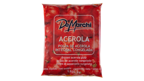 Polpa de Acerola Integral Congelada 1,020KG - 6 UN