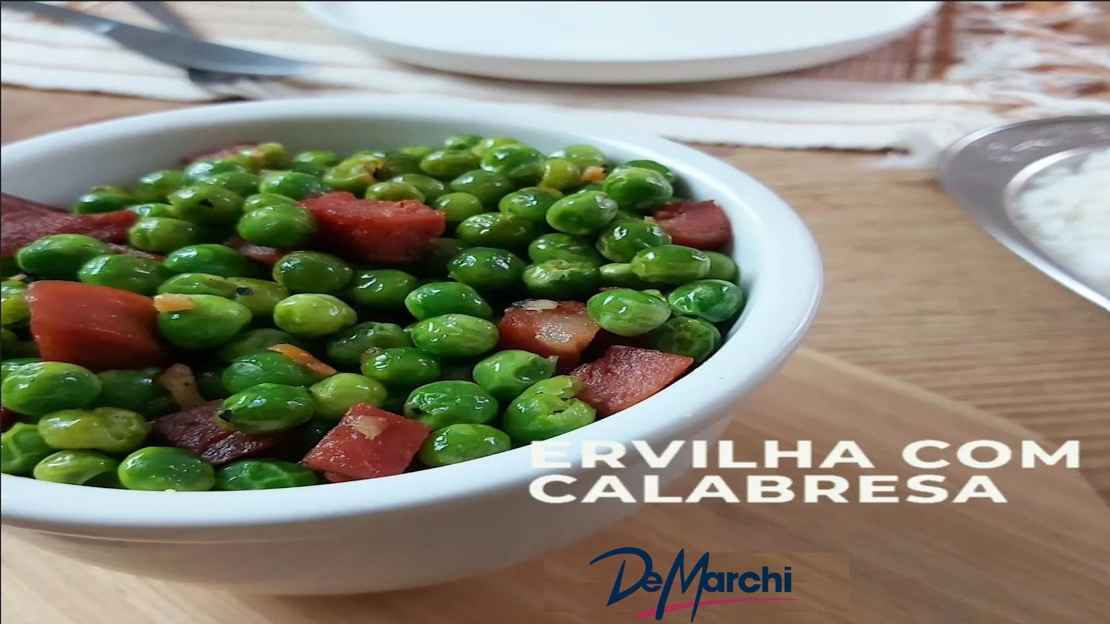 Ervilha com Calabresa