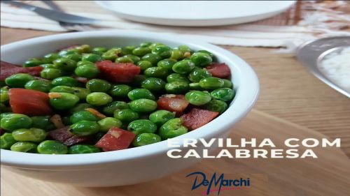 Ervilha com Calabresa